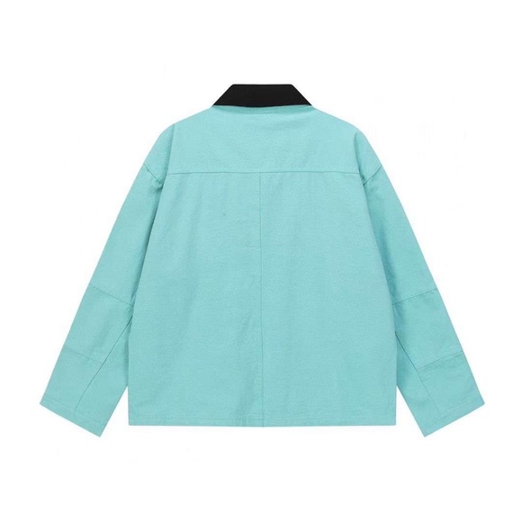 Stussy Aqua and Black Blazer - Picture 2 of 7